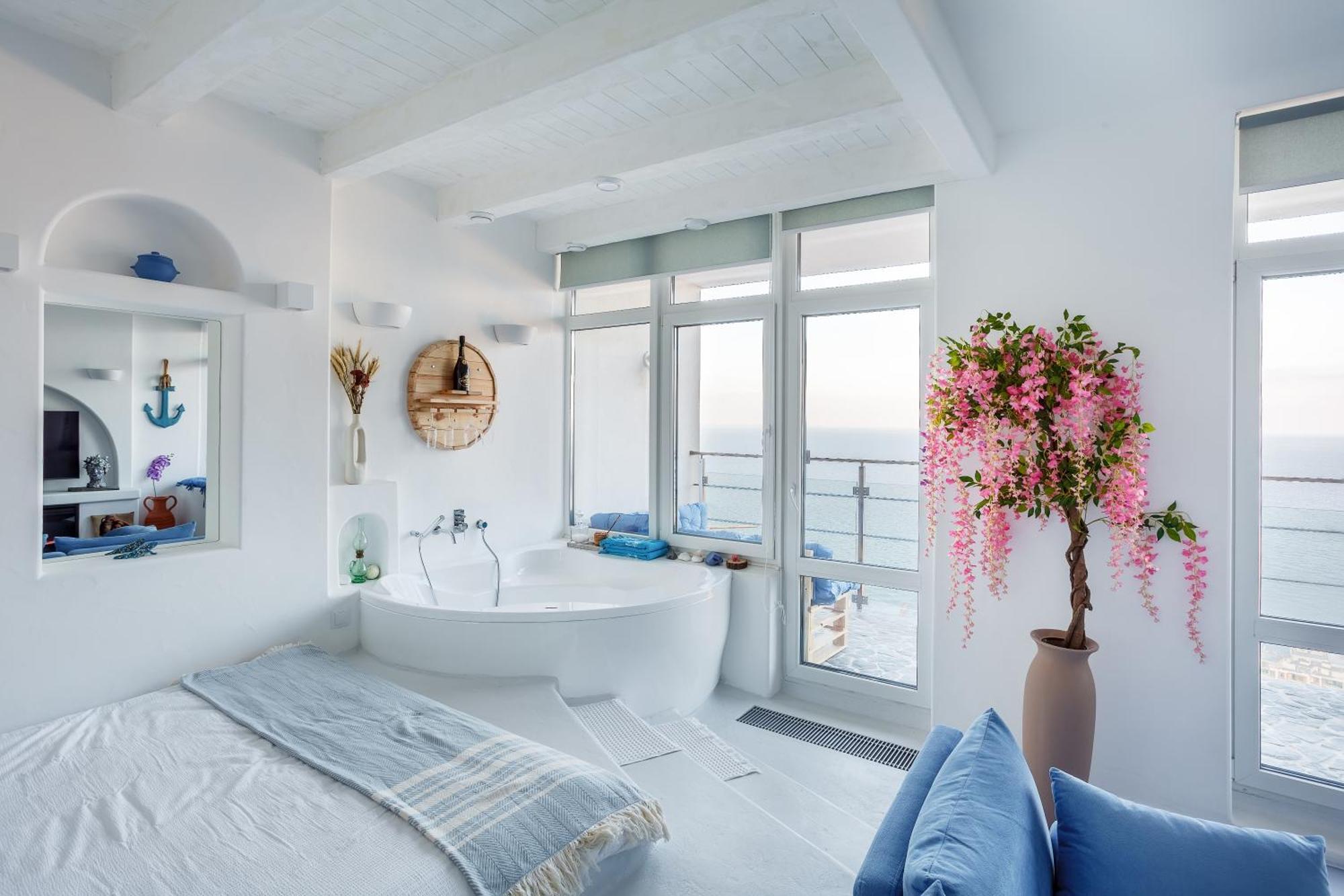 Anna Maria Santorini - Greek Suite & Large Sea Terrace Arcadia Odessa Esterno foto